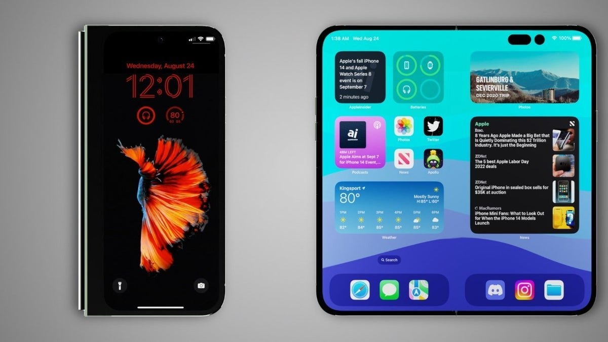 Apple'ın Katlanabilir iPhone'unda Samsung Ekranları