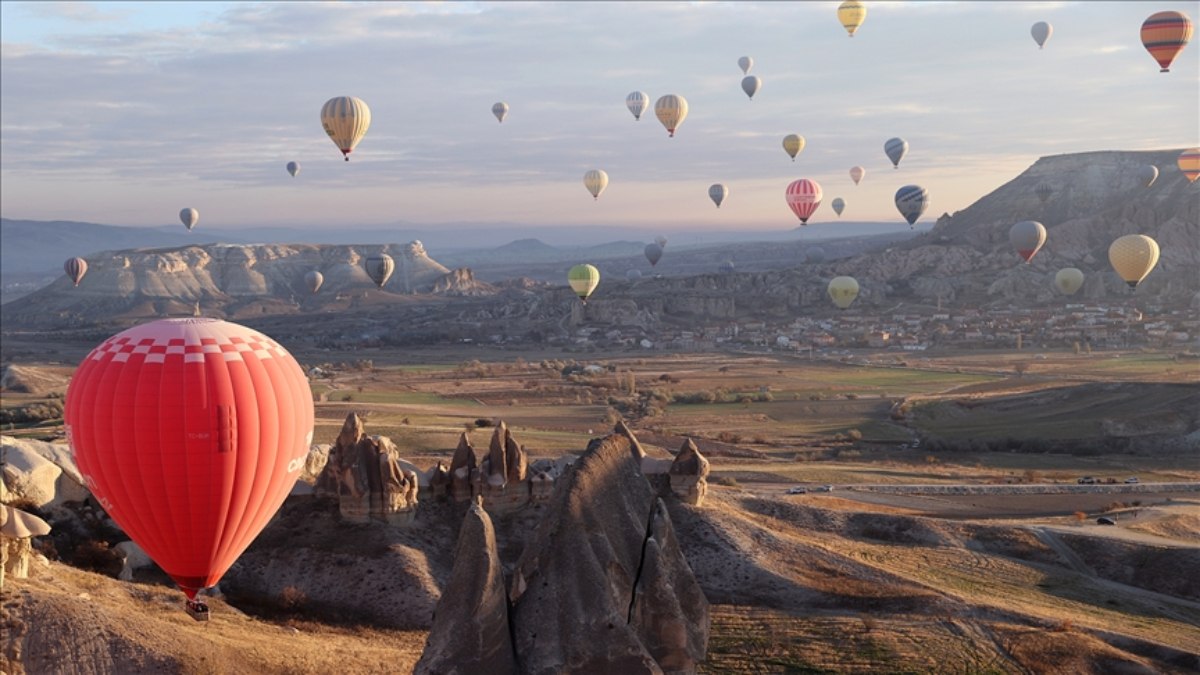 Türkiye'de Balonla Uçuş Turizmi Rekor Kırdı