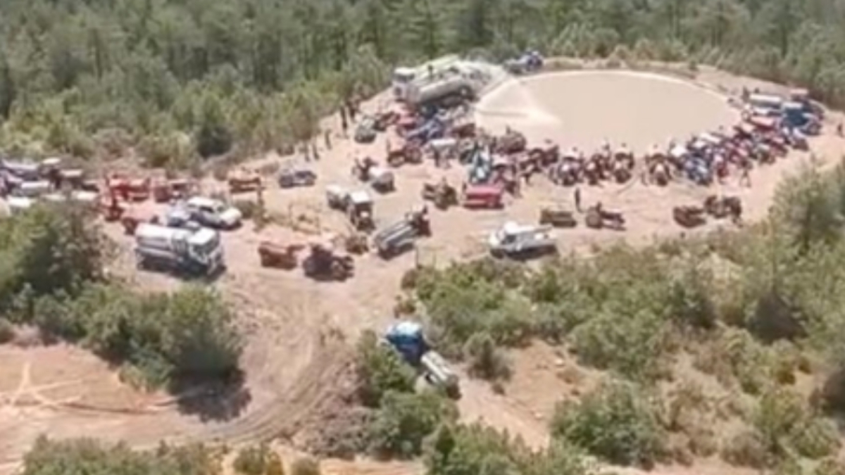 Bursa'da Orman Yangınına Halkın Destek Çabası